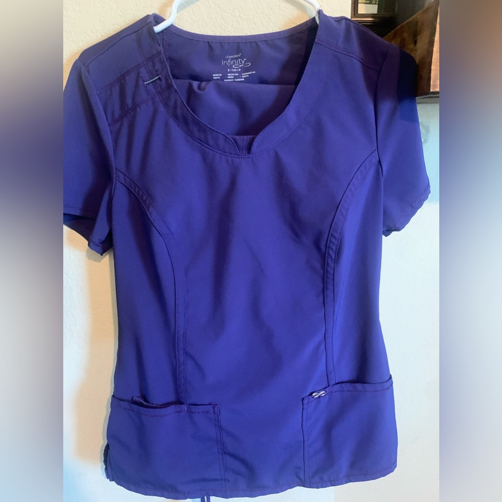 Purple Cherokee Infinity Scrub Set